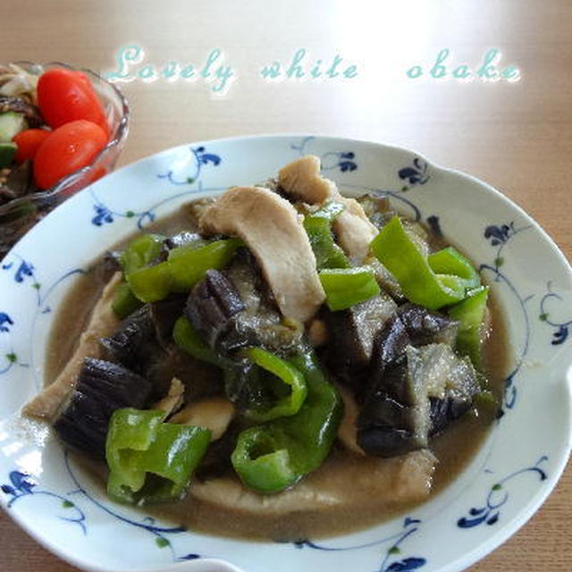 鶏肉となすのスタミナ炒め☆