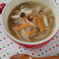 野菜の旨味で作る!!たっぷり新タマネギの梅風味スープ