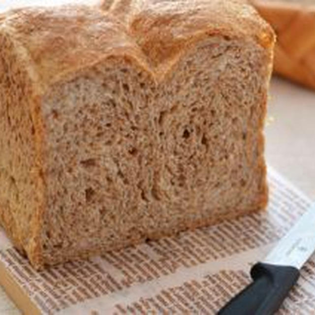 ふすま食パン。（糖質15％オフ・食物繊維たっぷり）