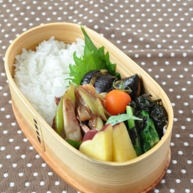 イカと長葱のナンプラー炒め弁当