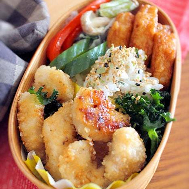 真ん中にごはん　夫のわっぱお弁当
