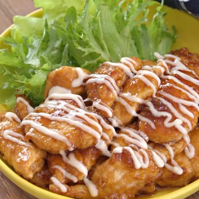 こってりマヨ味で大満足！鶏むねおかず