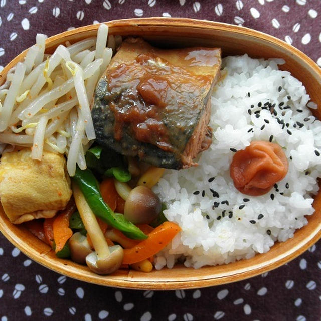 5/8 さばのみそ煮弁当