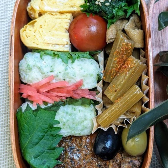 「整理整頓弁当」と名付けられた～夫のお弁当３５
