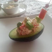 お豆腐とアボガドの「カリフォルニア・サラダ」♪＾＾