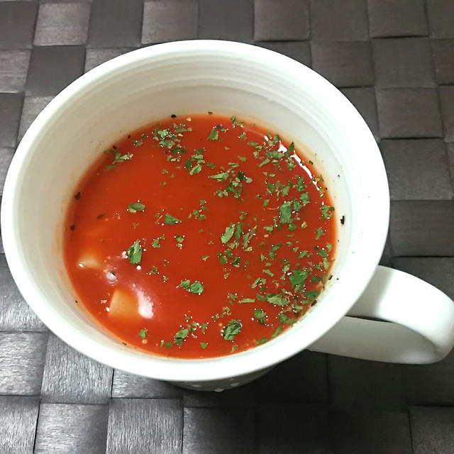 ☆パスタ入りトマトスープ☆