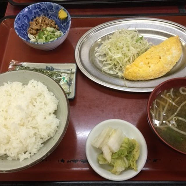 【秋田】食処やまだ 秋田市民市場 食堂　ボリュームたっぷりの５５０円朝定食