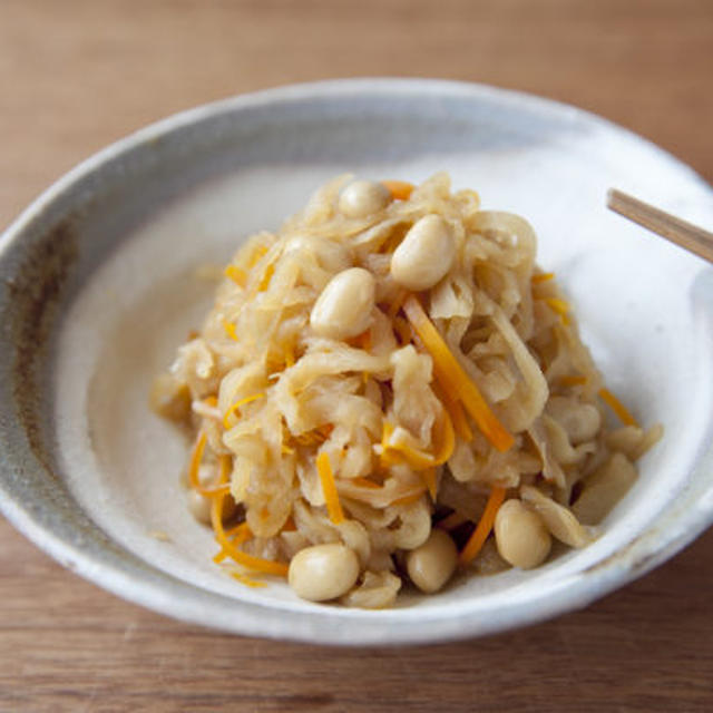 〈基本の和食〉切り干し大根と大豆の煮物