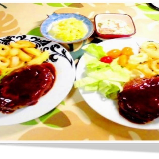 リクエストは、ハンバーグ