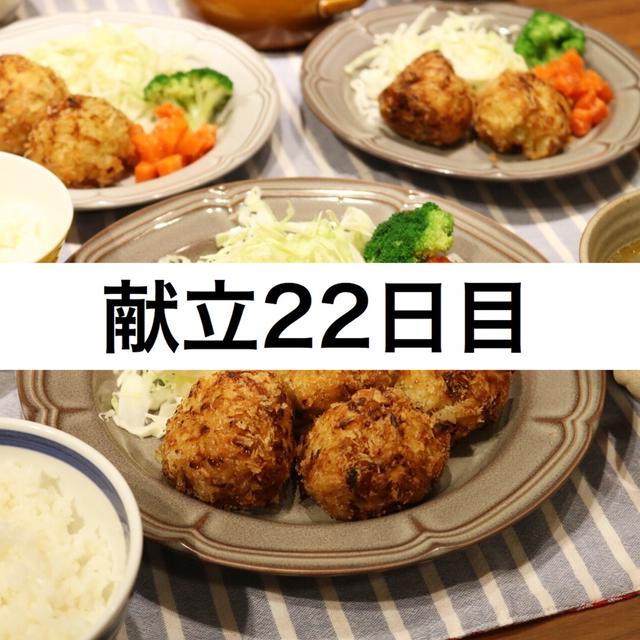 献立公開22日目