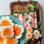 お弁当にひとつ入れると可愛くなるおかず「お花のゆで卵」