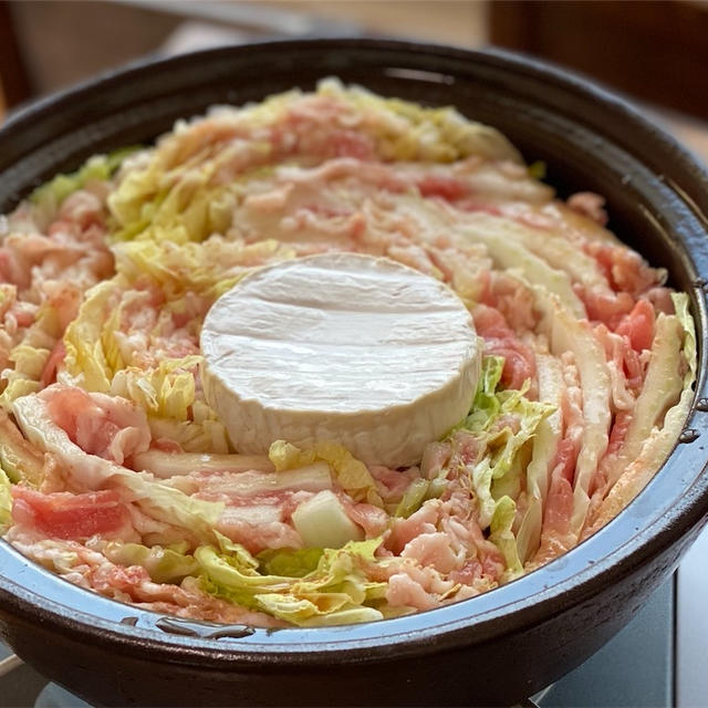 【レシピ】カマンベール入りミルフィーユ鍋