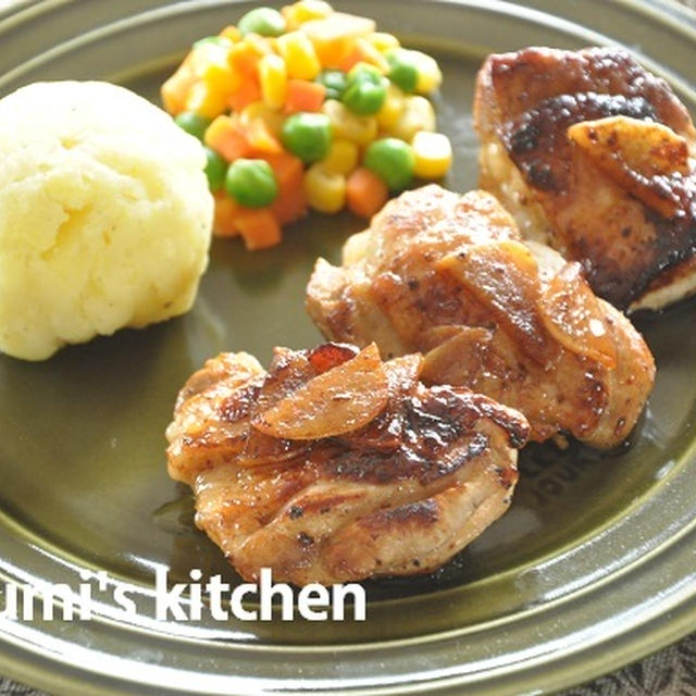 鶏肉を使ったボリューム節約おかず『ガーリックチキンステーキ』