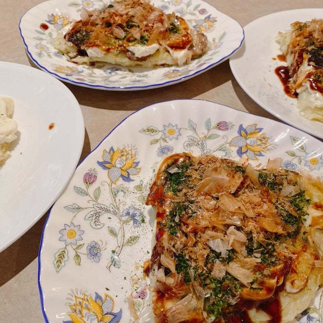 作り過ぎたお好み焼き