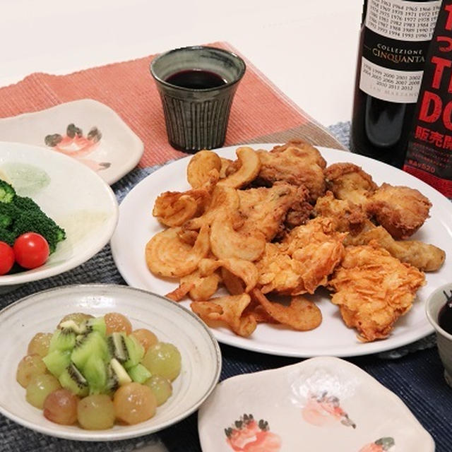 ★　ケンタッキーを更に美味しくの夕食