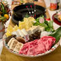 お正月3日の夜は、松阪牛のすき焼き♪