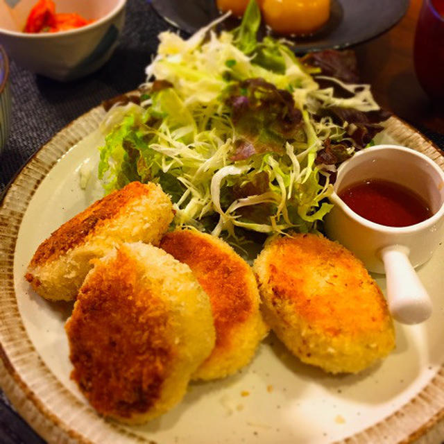 おからとお豆腐でポテトコロッケ風♡糖質控えめレシピ