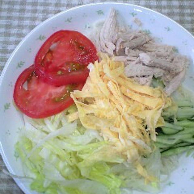 サラダそうめん