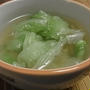 山ほどのレタスを食べるには....　〜レタスたっぷり簡単中華スープ♪〜