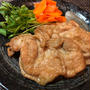 豚肉生姜焼き♡うるめイワシ干し♡冷奴