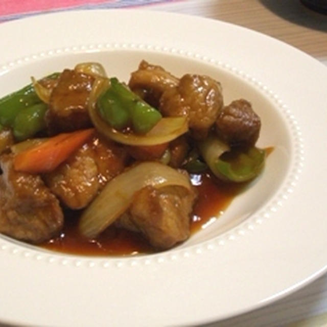 【旦那ごはん】お肉が柔らか～♪旦那さま特製のジューシー酢豚★