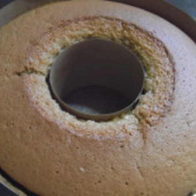 カフェオレシフォンと梨のコンポート
