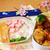 100円shopの型deギョニソの桜舞う春デコ弁当
