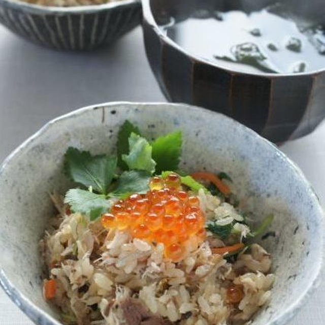 焼きサバごはん（レシピ）と和風おつまみ