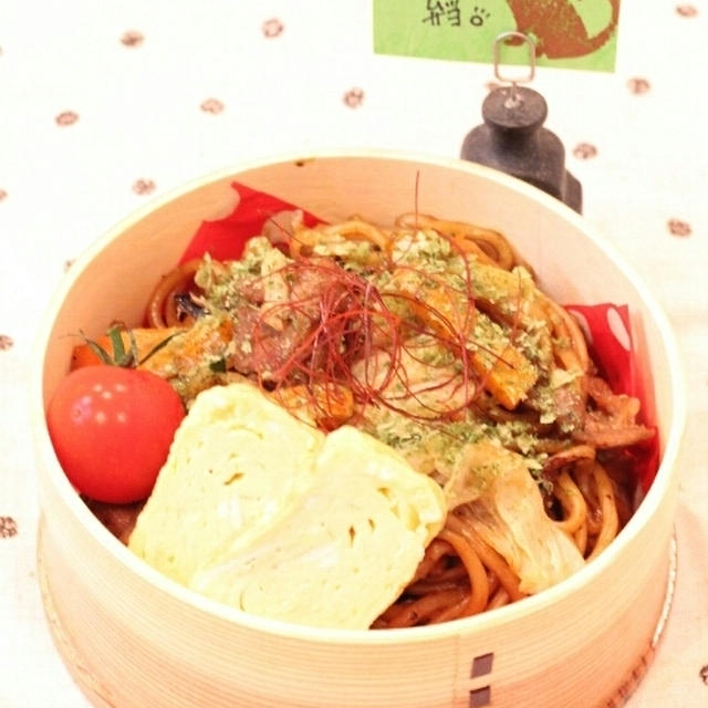 カフェ弁☆焼きそば弁当と傷あと…◎