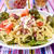 春野菜たっぷり♪ビーンズサラダパスタで簡単ランチ