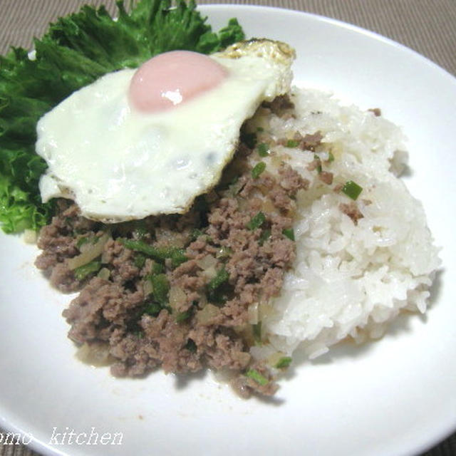 レンジで時短♪ガパオご飯