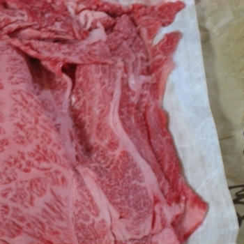 京都三嶋亭のお肉