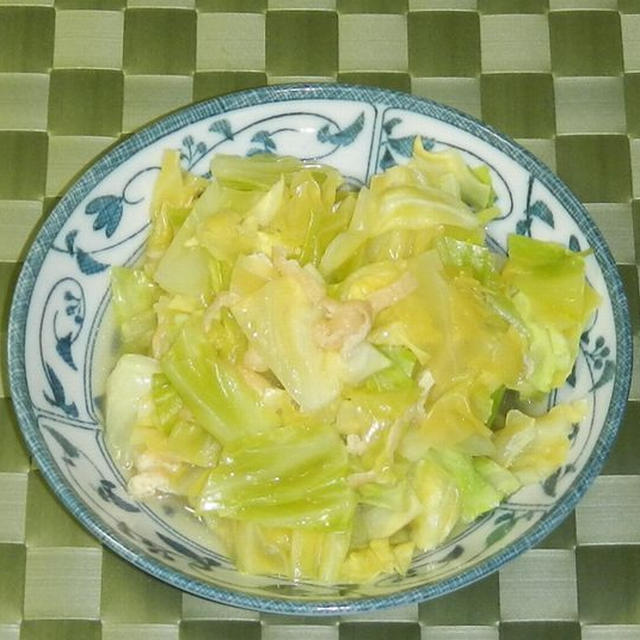 キャベツのささっと煮