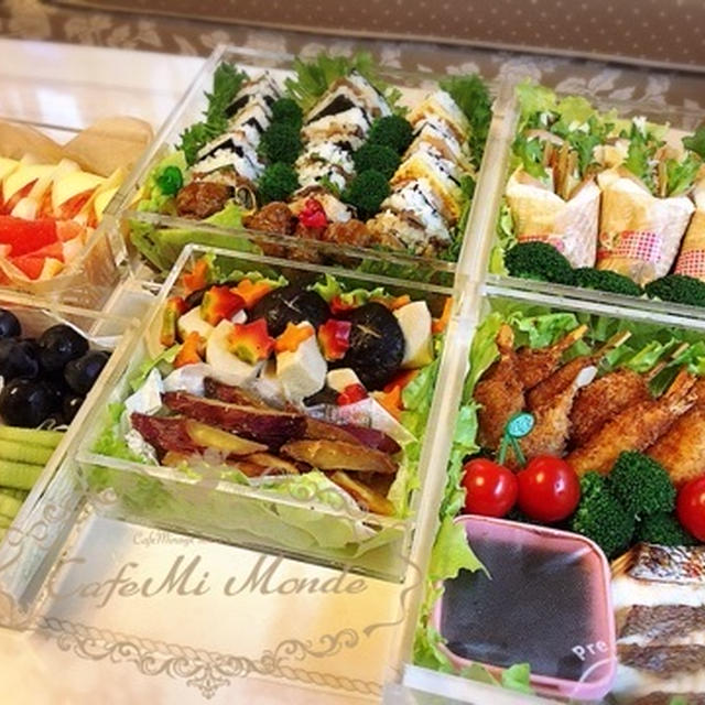 おにぎらずとサンドらず♡運動会弁当