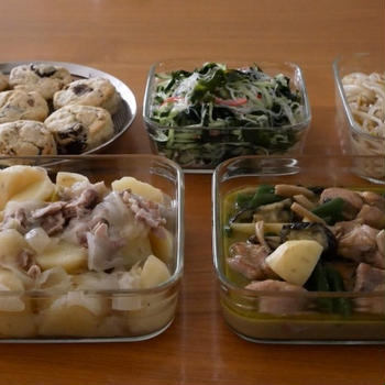 休み明けの作り置き