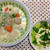 休肝日のシンプル・サラダと鶏団子スープ