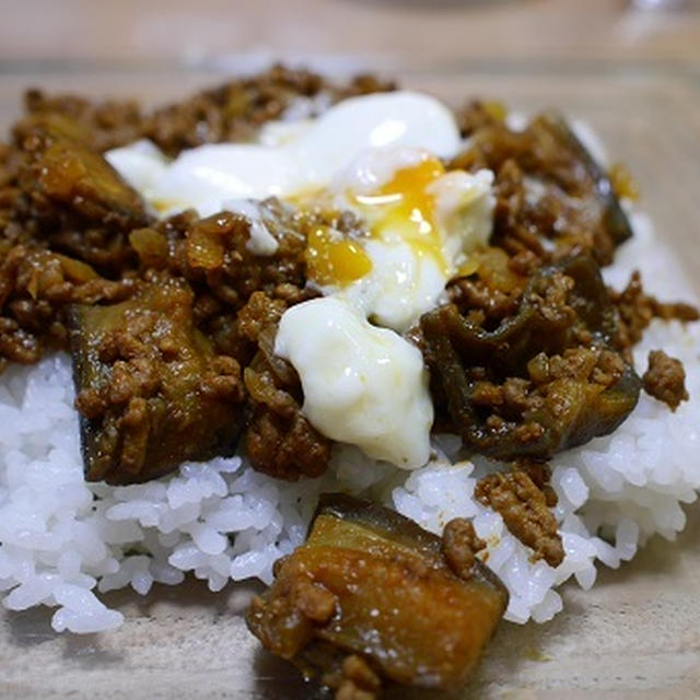 栃木産なすと挽き肉のドライカレー　（リピ）