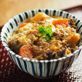 肉じゃが玉子丼、残った肉じゃがアレンジ