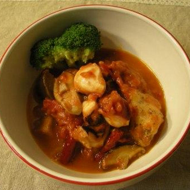 タコと野菜のトマト煮