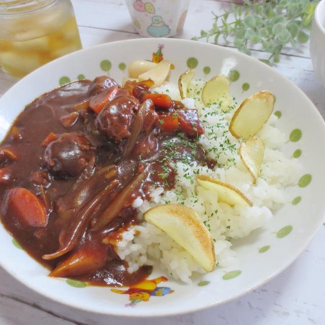 お家で簡単☆ポテトチップス～カレーに添えて～