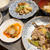 神対応の店員さん＆ジャガイモと豚肉のガーリックバター炒め