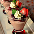 Smooth Strawberry Cream Cheese Mousse