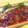 秋刀魚のトマト蒲焼き
