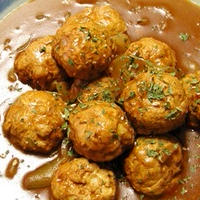 ミートボールデミグラスソース煮(レシピ）
