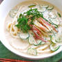 ＊冷やしすり流し豆腐うどん＊