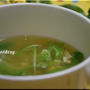 エリンギとレタスの生姜スープ