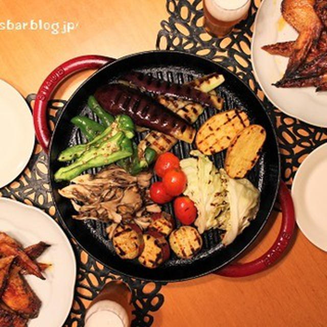 『トムヤム手羽先』とストウブで『野菜のグリル』な夜。