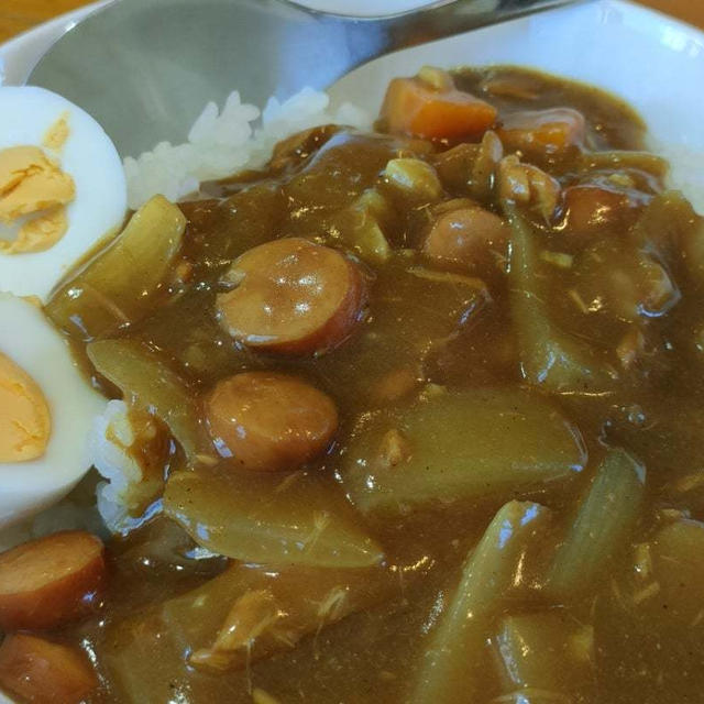 夏休み最後はカレーとそうめんで〆