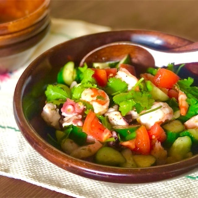 南米ペルー料理セビーチェを柚子胡椒で作ると最高に美味しかった！