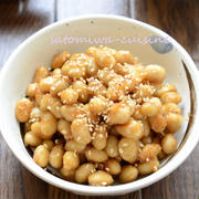 ご飯のお供【甘辛大豆】お弁当にも！簡単☆3step米粉レシピ
